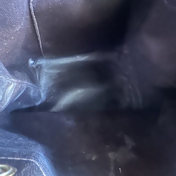 Mario Valentino Brown Hand Bag Drawstring 70s/80s Boho Chic - Picture 10 of 10